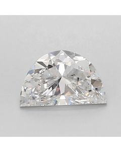 Lab Created 1.41 Carat Half Moon Diamond