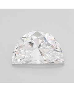 Lab Created 1.21 Carat Half Moon Diamond
