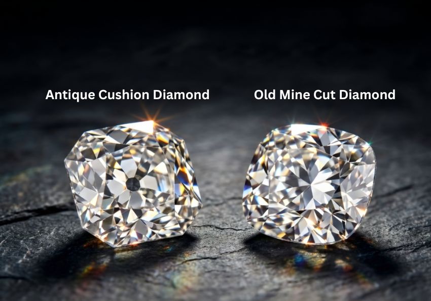Antique Cushion vs Old Mine Cut: Key Differences Explained