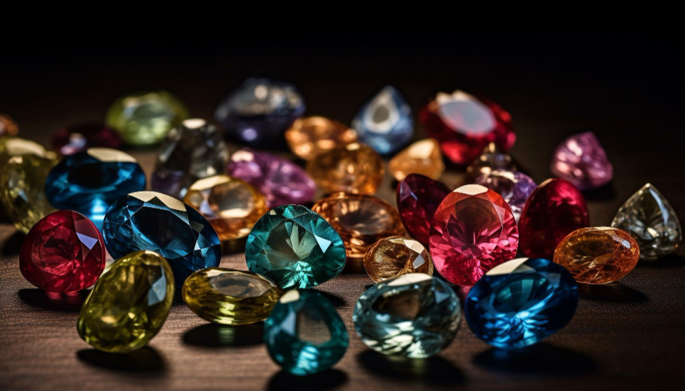 Diamond Shapes Chart with Cut Types and Size Guide