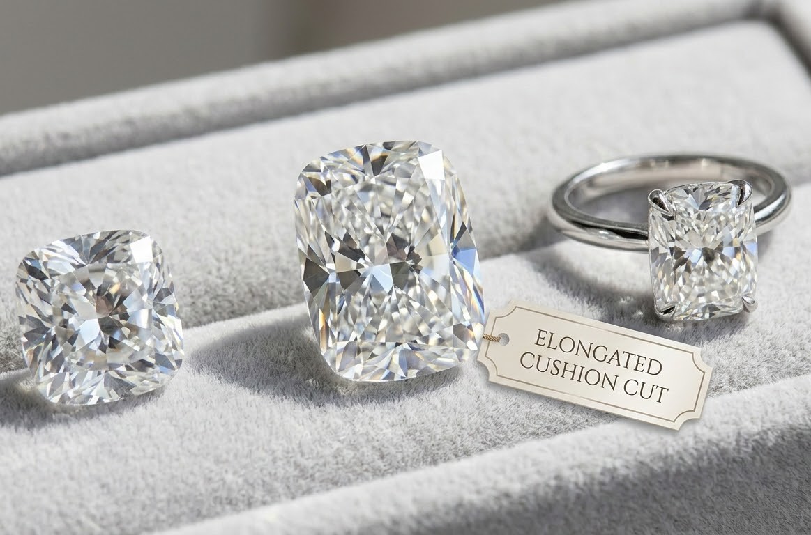 Elongated Cushion Cut Diamond Guide