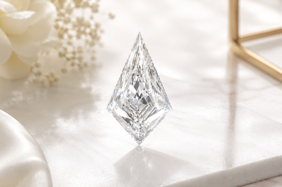 Kite cut diamonds: A bold geometric shape guide