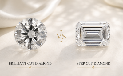 Brilliant Cut vs Step Cut diamonds: Which style should you choose?