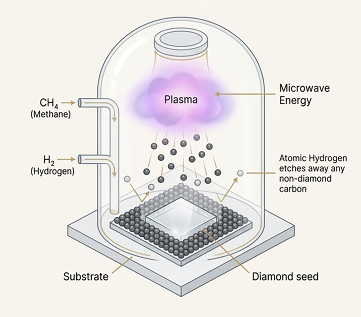 CVD Process with Seed