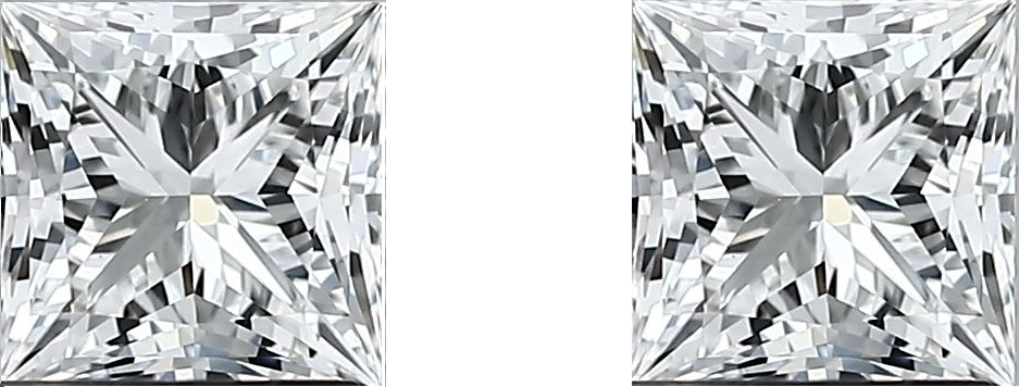 1 carat Princess cut Lab Grown diamond