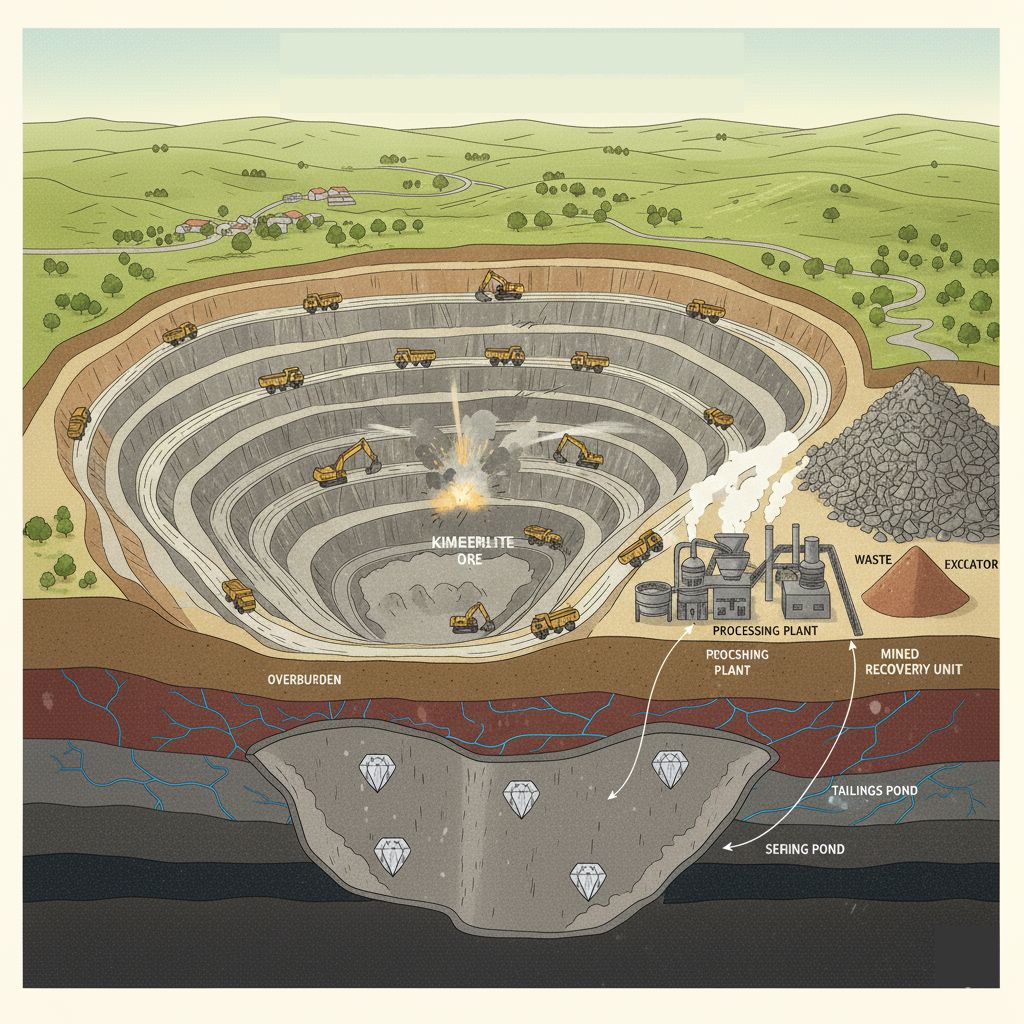 Open-Pit Mining Process